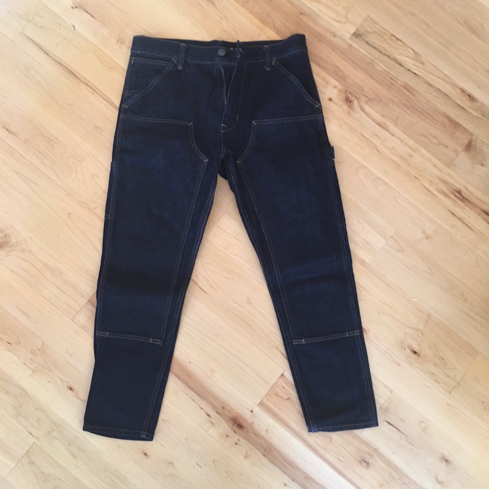 Mens carpenter real denim jeans.
